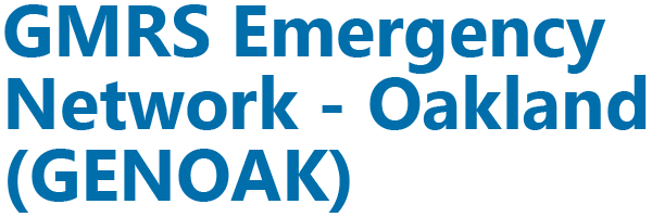 GMRS Emergency Network – Oakland (GENOAK)